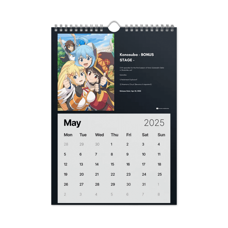 Otaku Den 2025 Anime Calander product image (4)