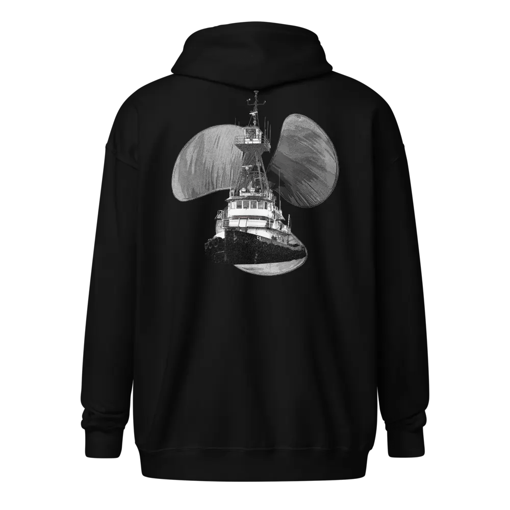 Three blade prop Tug CE Zip Hoodie product image (1)