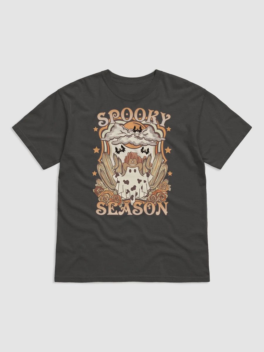 Spooky Season Cowboy Ghost T-Shirt | Funny Western-Themed Fall and Halloween T-Shirt Design product image (22)