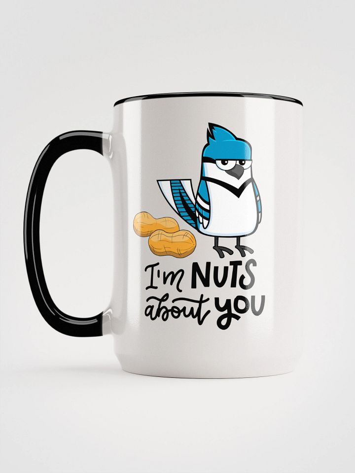 Nuts About You Blue Jay Bird mug product image (6)