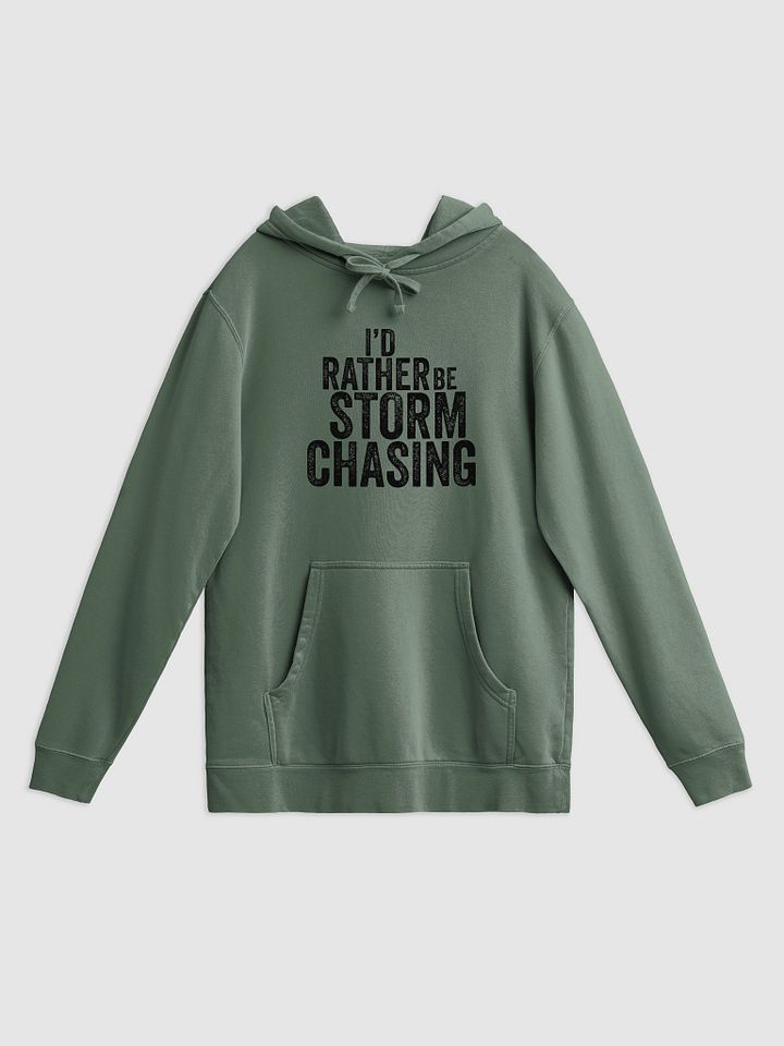 "I'D RATHER BE STORM CHASING" - Premium Hoodie product image (6)