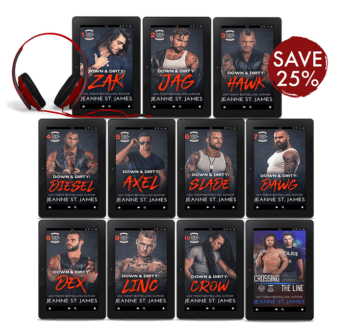 Dirty Angels MC + Crossing the Line Audiobook Bundle product image (1)