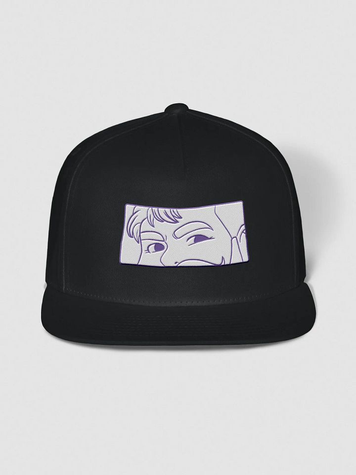 Bear Stare Hat - Purple Outline product image (4)