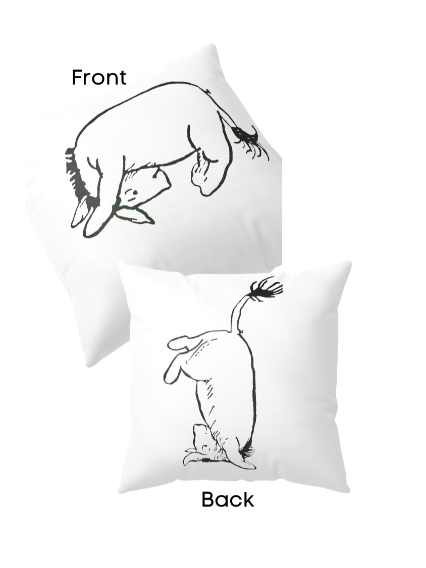 Snuggly Two-Sided Eeyore Pillow product image (1)