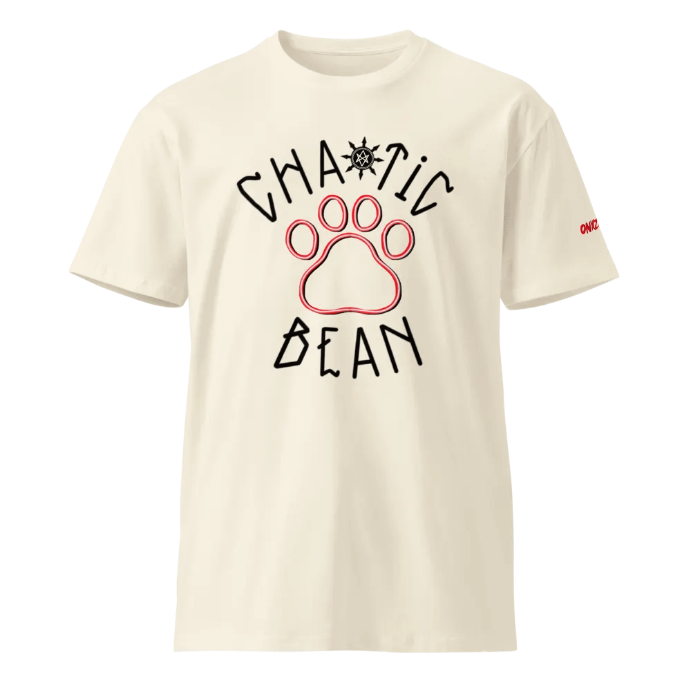 Chaotic Bean Collection - Shirt (Black Text) product image (1)