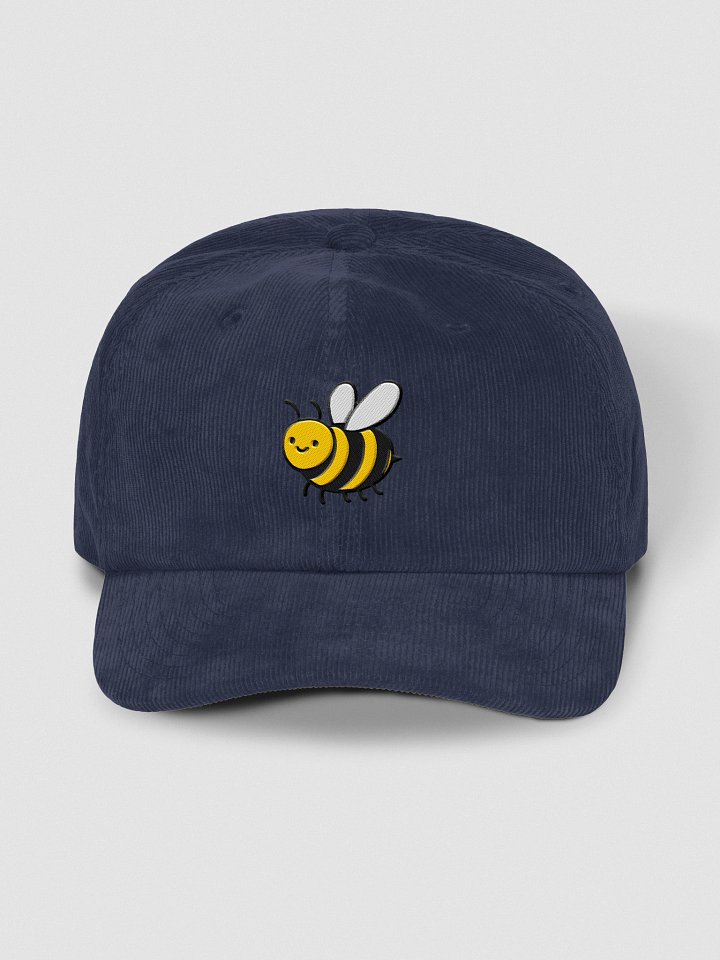 Smiling Bee Corduroy Dad Hat product image (3)