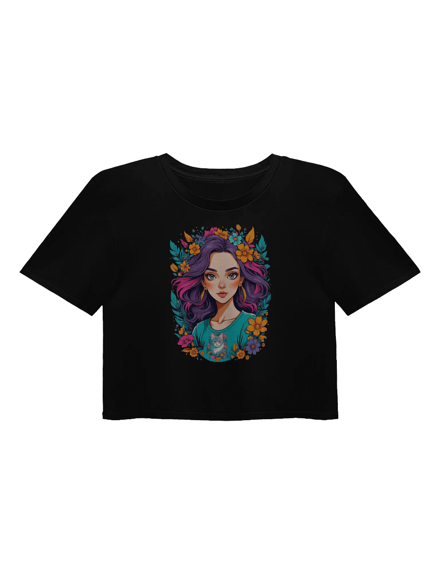 Bloomcore Flower Girl v2 - AS Colour Women's Premium Crop Top product image (3)