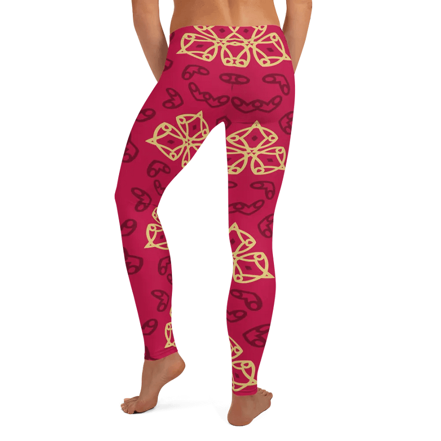 Geometric Floral Fusion Leggings product image (8)