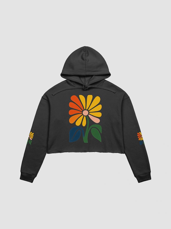 Stylized Bloom Cropped Hoodie product image (5)