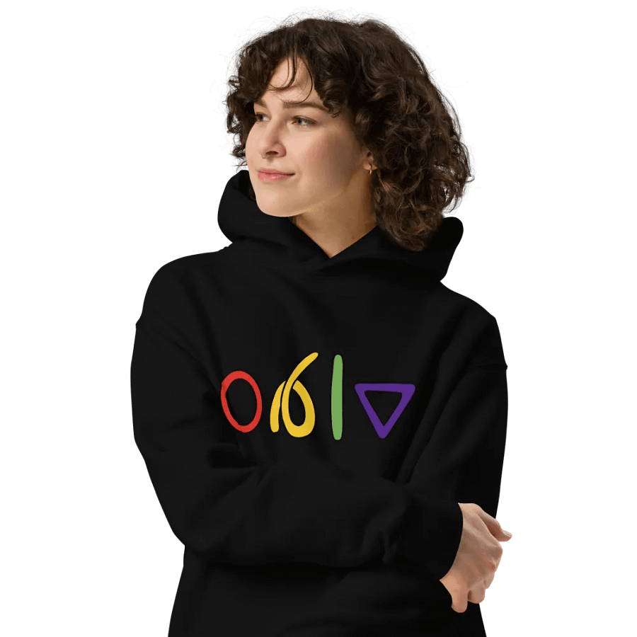 red yellow green purple hoodie product image (4)