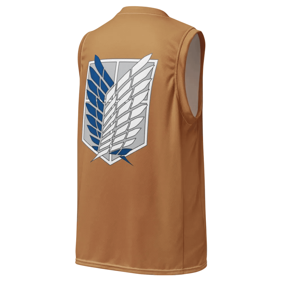 Attack on Titan Scout Regiment Logo Basketball Jersey product image (9)