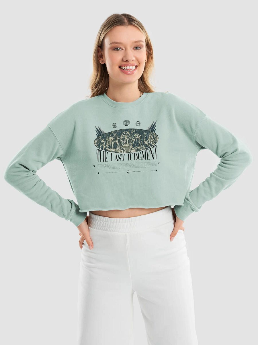 Judgment Day - BUIII Remix Women's Fleece Crop Sweatshirt product image (6)