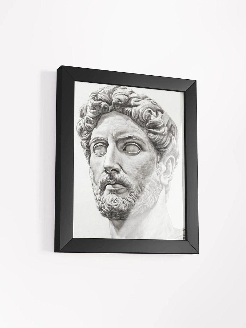 Cultural Vanguard: The Reflective Bust of Emperor Hadrian