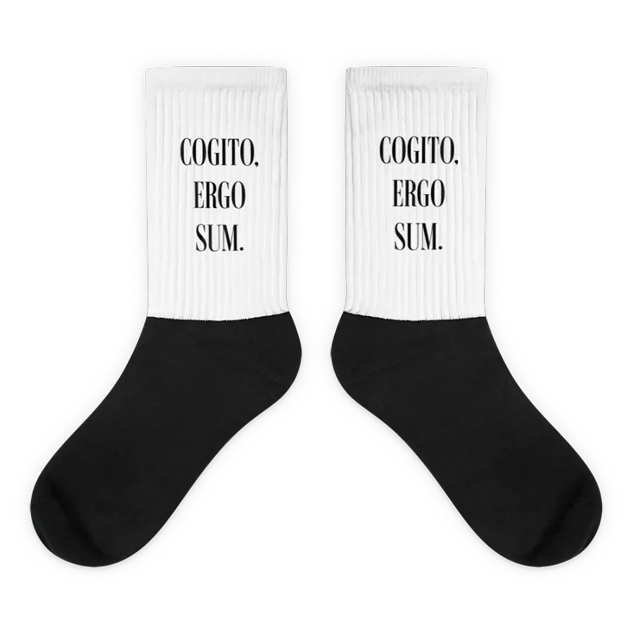 Cogito, Ergo Sum Socks product image (2)