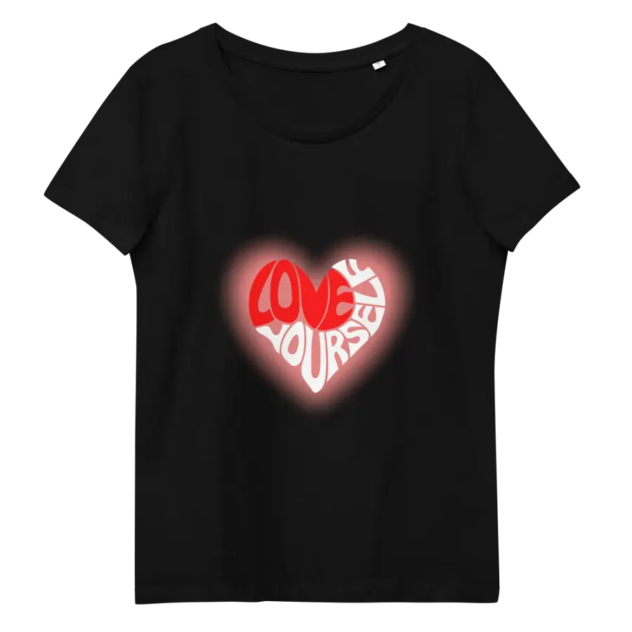 Love Yourself Heart Graphic Tee product image (11)