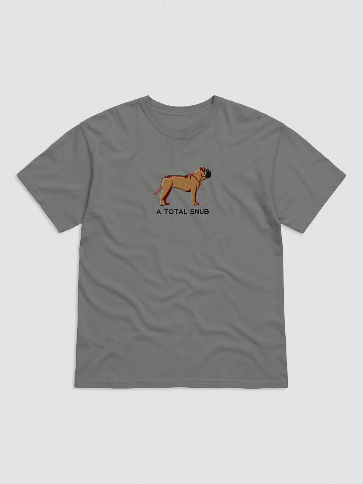 A Total Snub T-Shirt(Embroidered) of an English Mastiff product image (5)