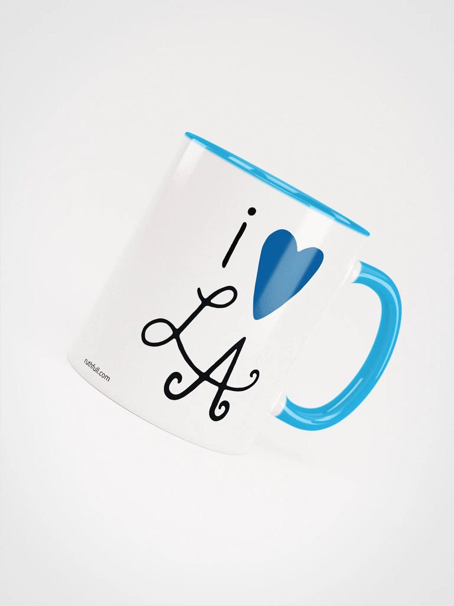 i ❤️ LA Mug w Blue Handle ~ Dodger Blue product image (7)