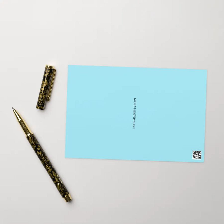 'Imagina la Vida en el Paraíso' Greeting Card product image (5)