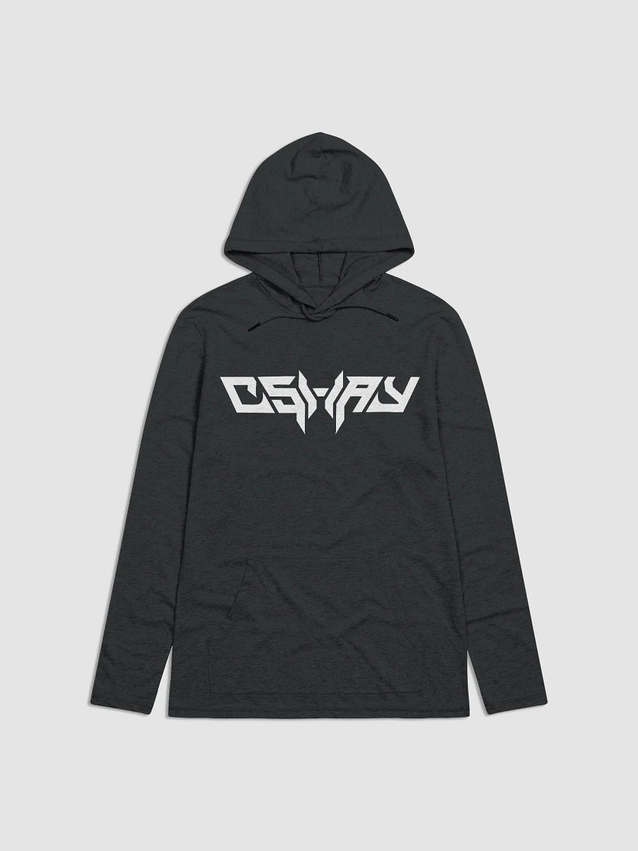 CShay logo thin long-sleeve hooded shirt product image (1)