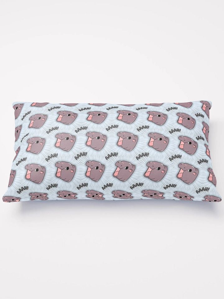 MOODENG'S LIGHT BLUE AAAH! PILLOW! product image (2)