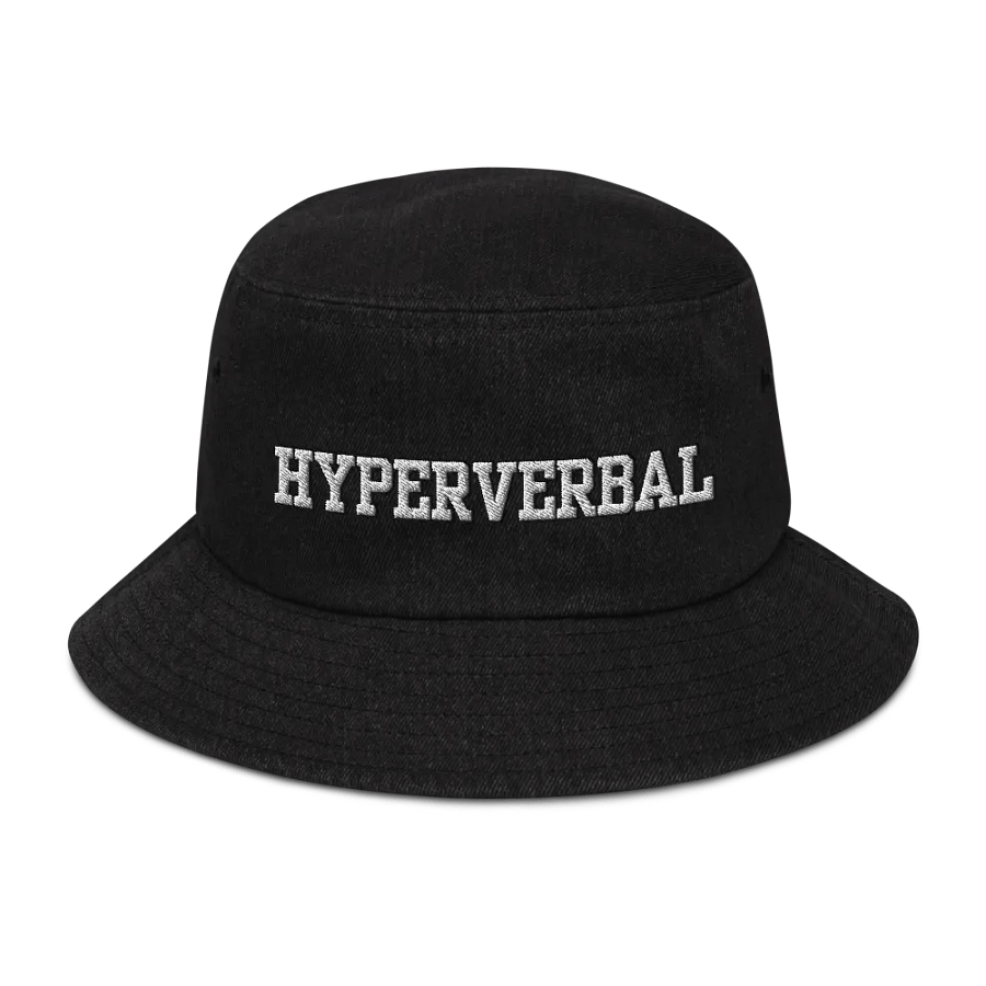 HYPERVERBAL denim bucket hat product image (1)