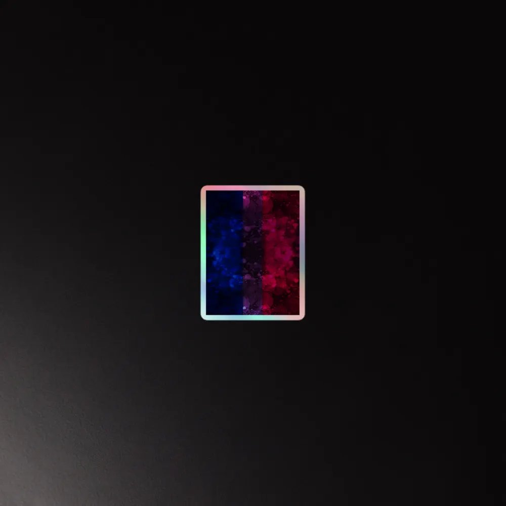 Bisexual Pride Flag Sticker (Textured Variation) product image (2)