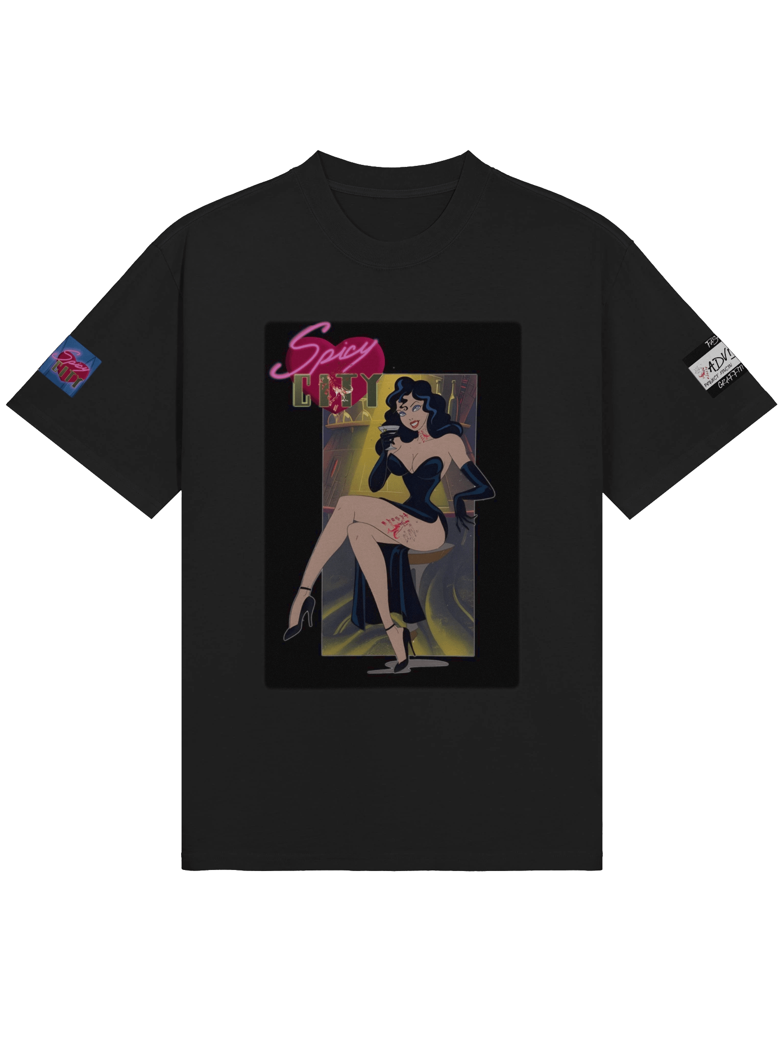 spicy city raven vintage tee shirt product image (6)