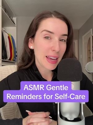 Reminder to be gentle and patient with yourself today! #asmr #whispering #relaxing #selfcare #positiveaffirmations #asmrcommunity 