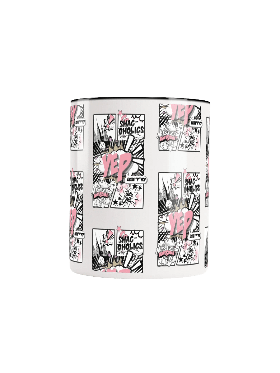 Shac-oholics Comic Blast Mug - Pink 