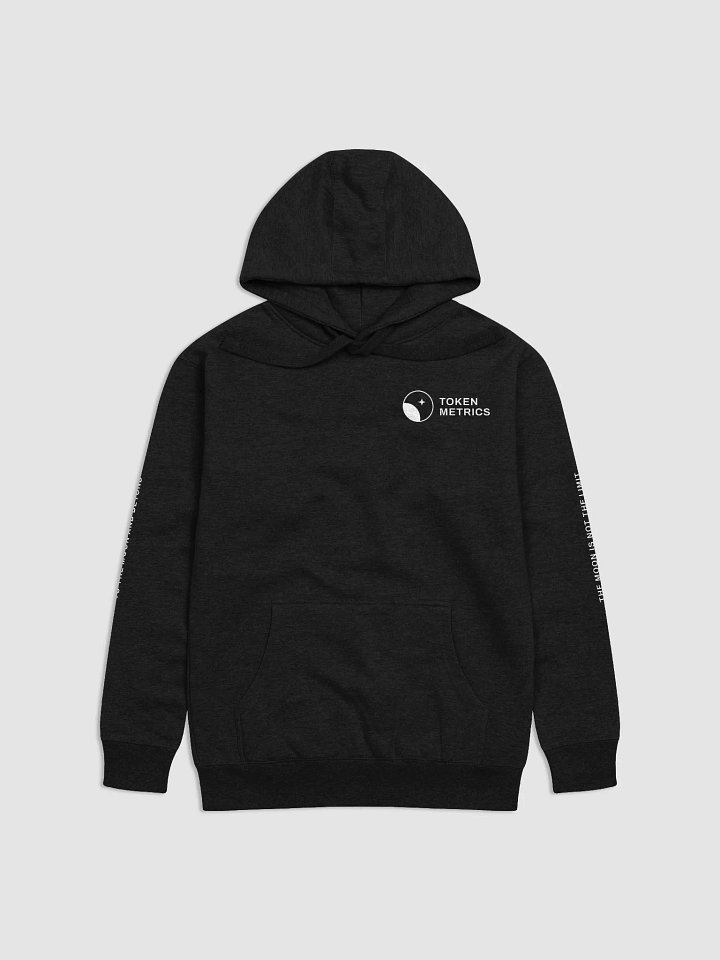 Token Metrics Classic Hoodie - Black & White product image (1)