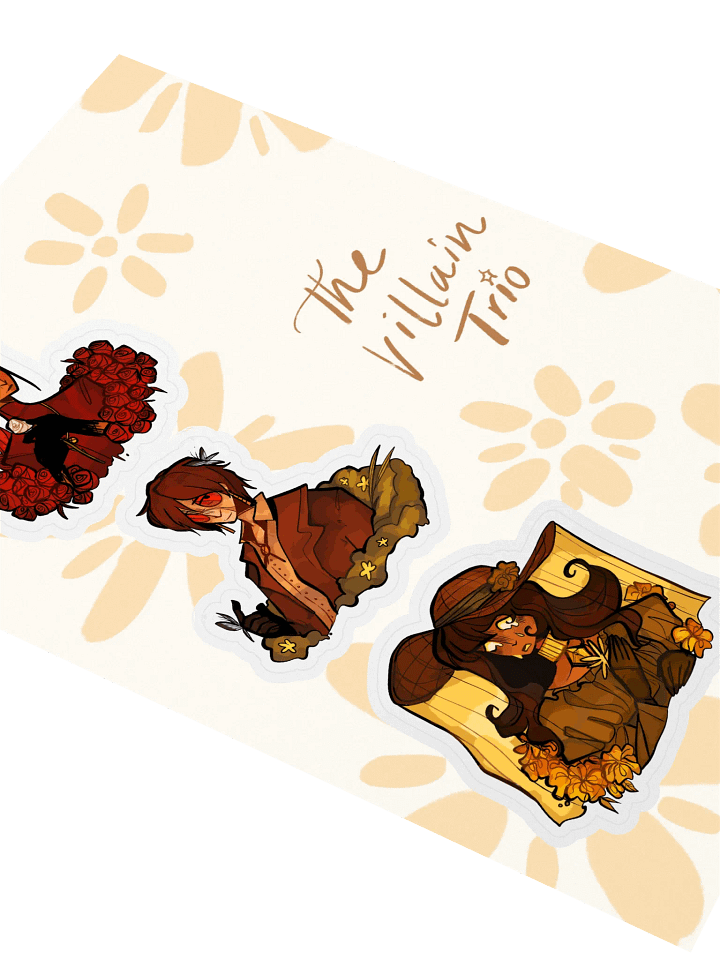 The Villain Trio Sticker Pack product image (2)