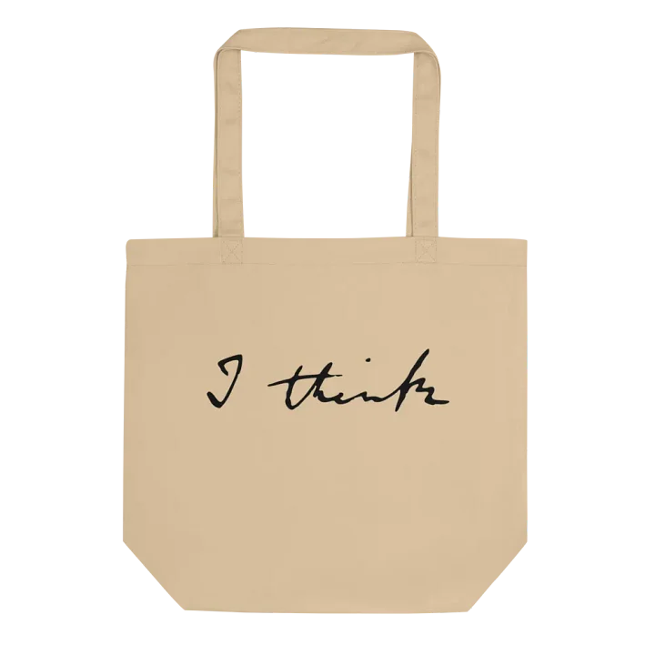 "I think" - Tote product image (1)