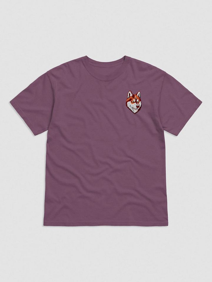 Cute Red Siberian Husky Graphic Cotton Tee product image (1)