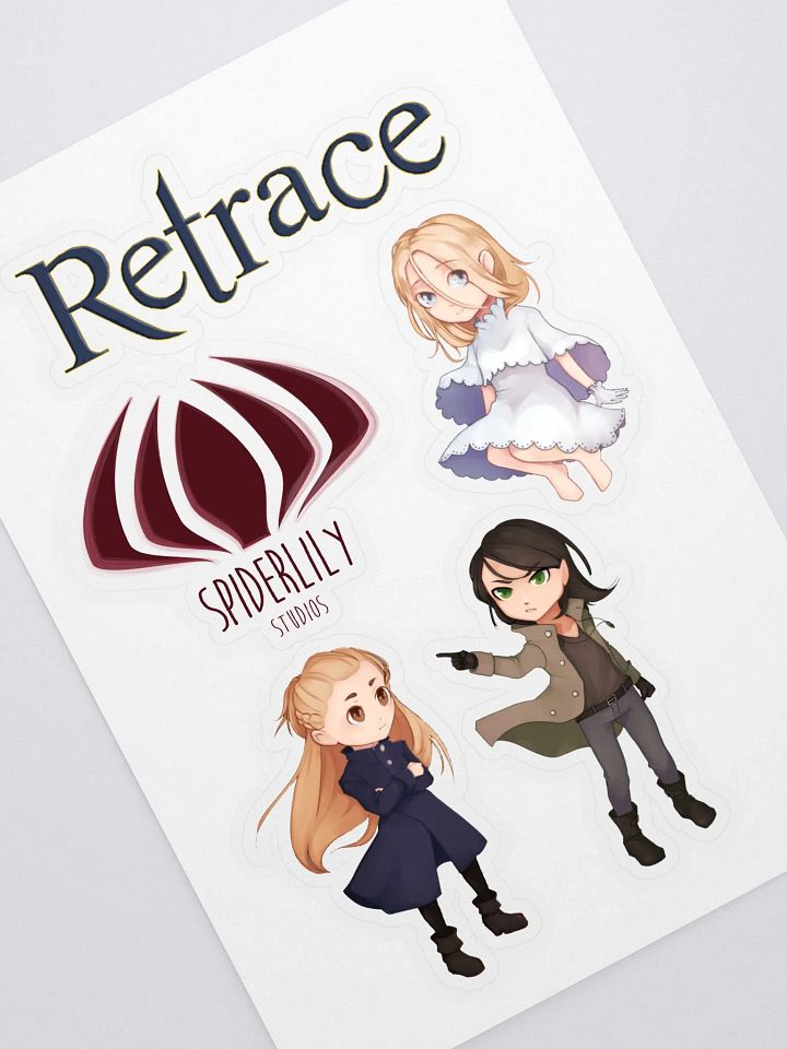 Retrace Sticker Sheet: Mystery Trio product image (1)