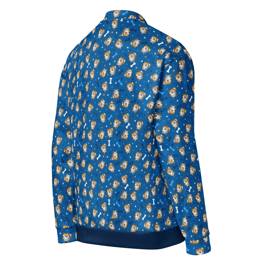 Pomeranian Blue Bomber Jacket product image (4)
