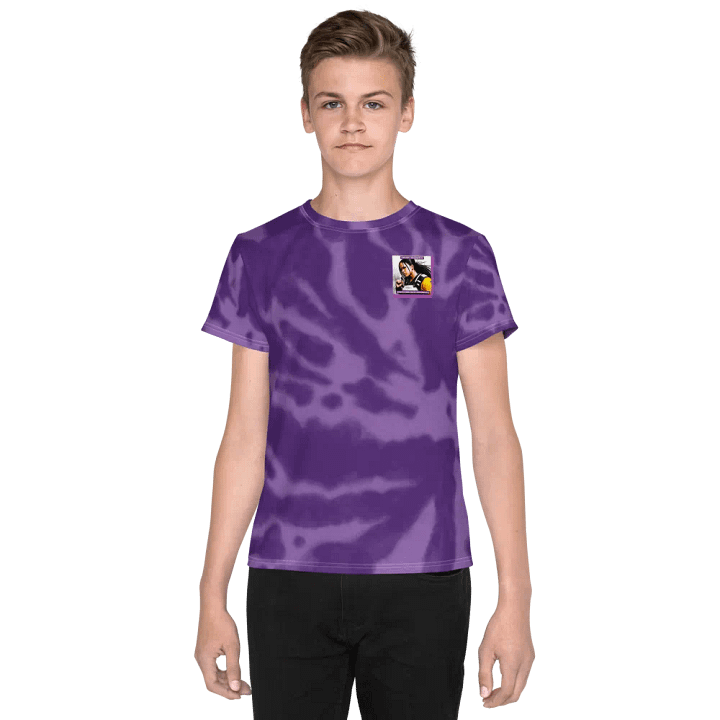 Pixelated Hero All-Over Print Youth Tee product image (1)