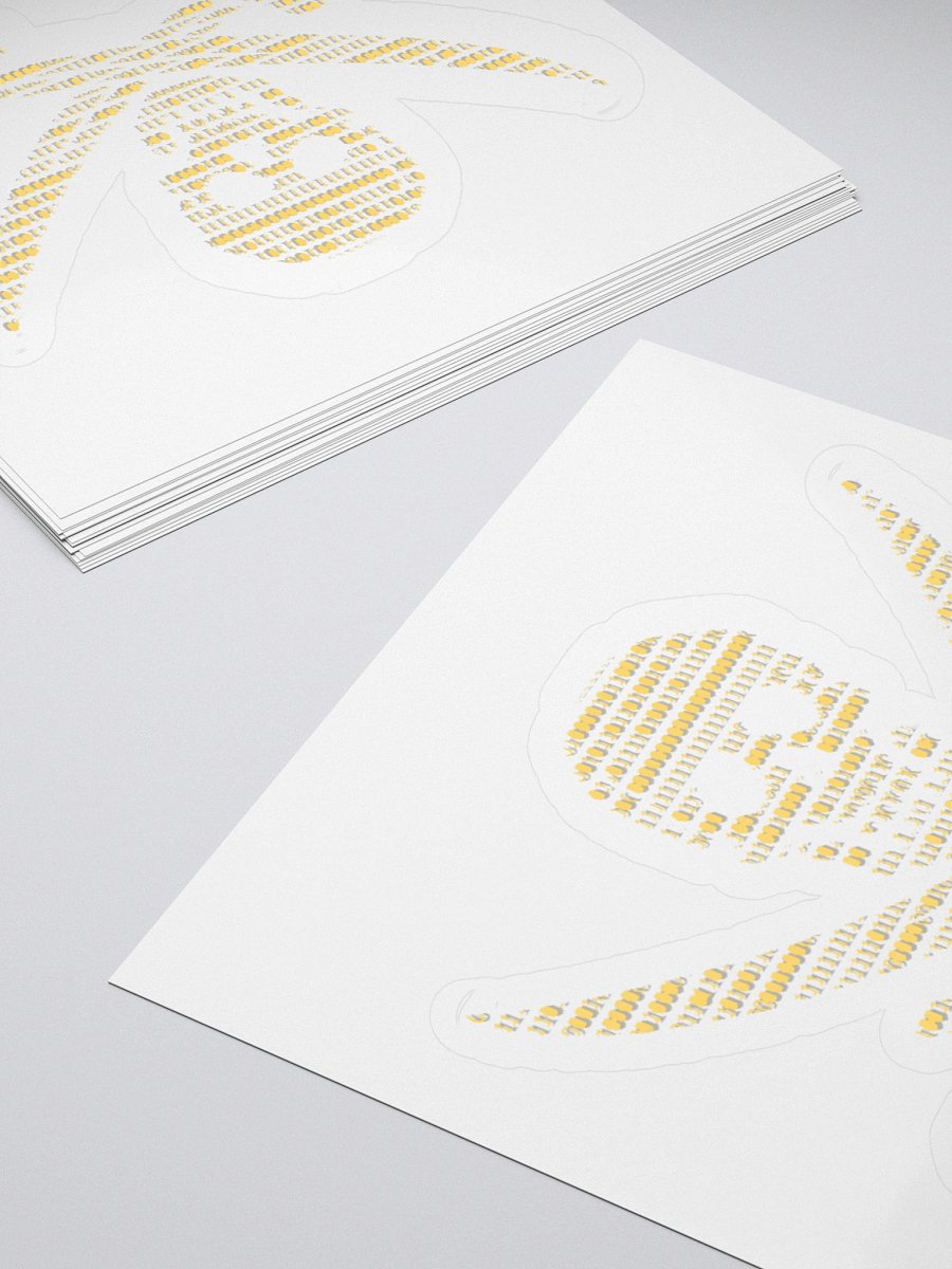 Binary Pirate Kiss Cut Stickers product image (4)