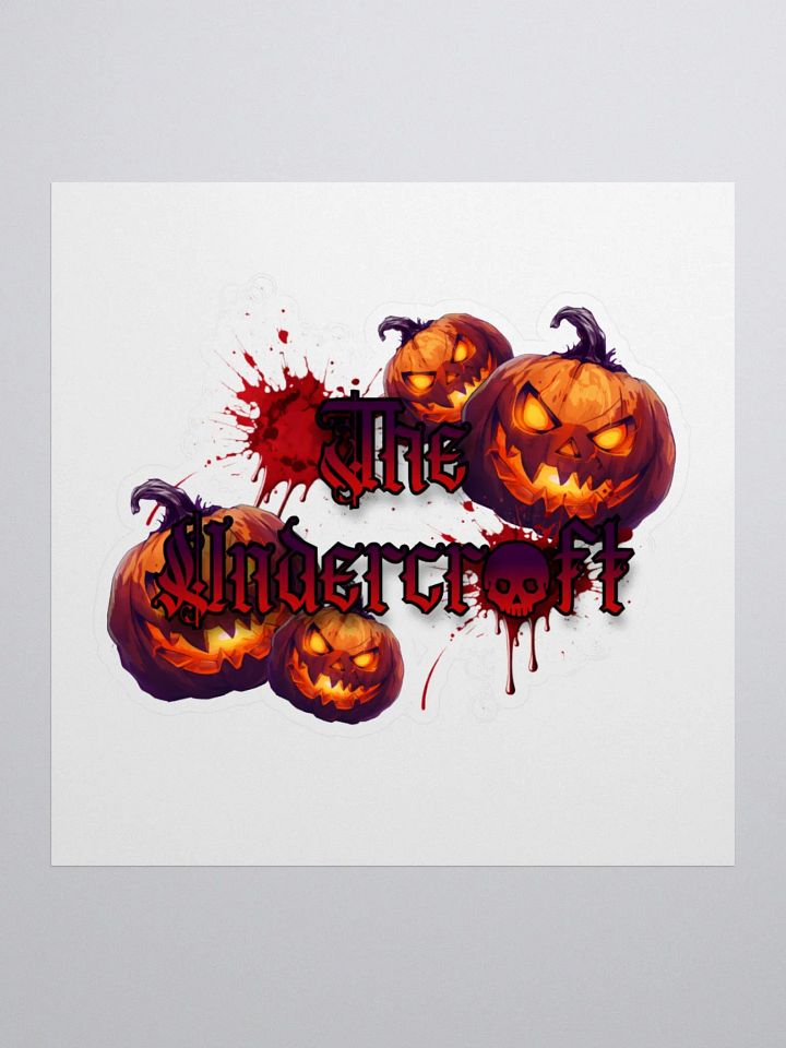 Sinister Jack-O'-Lantern Sticker product image (3)