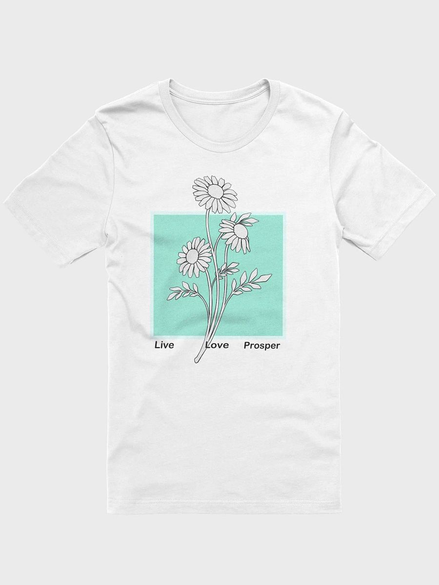 Live Love Prosper T- Shirt | Daisy Outline T-Shirt product image (2)