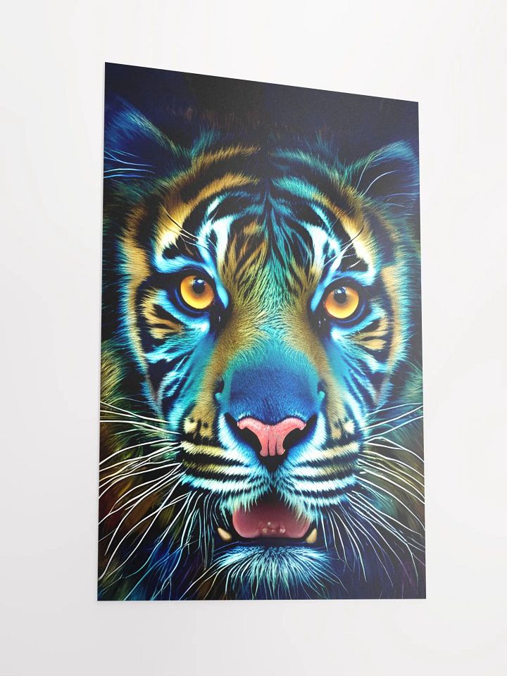 Sapphire Gaze - Fierce Tiger Poster product image (5)