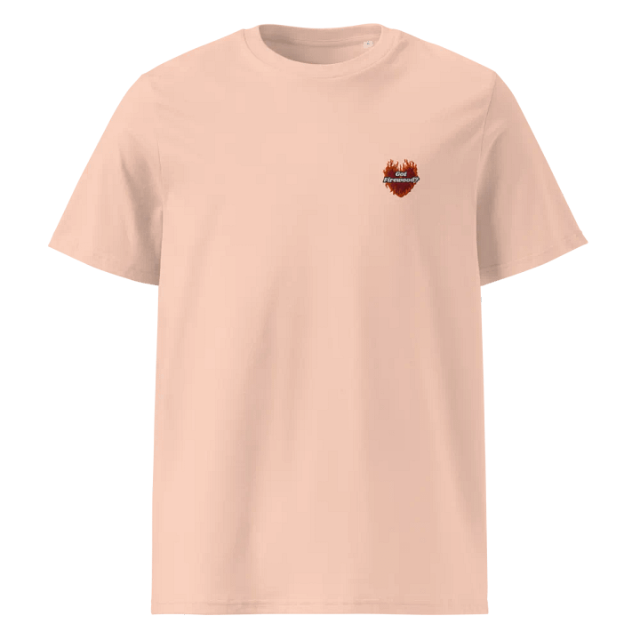 Flaming Heart - Got Firewood? | Embroidered Tee product image (9)