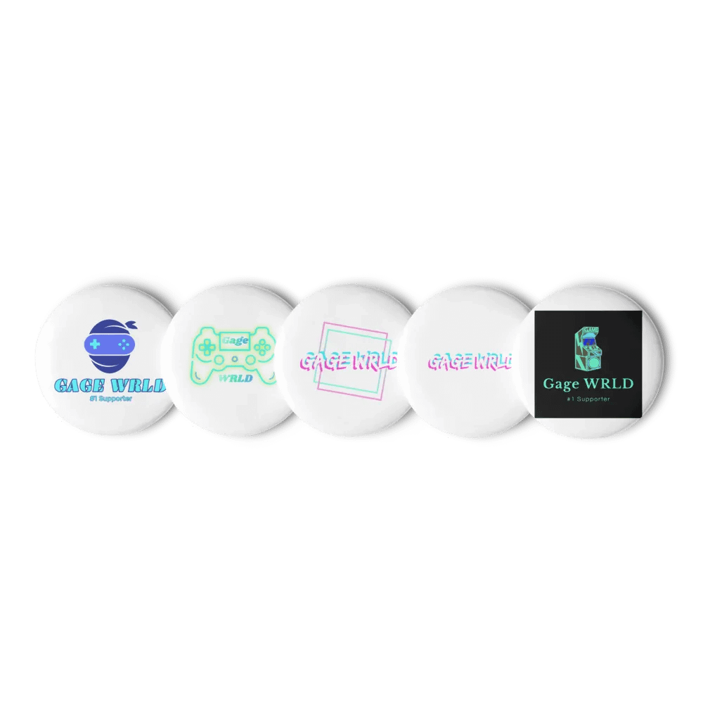 Gage WRLD Set of Pin Buttons product image (5)
