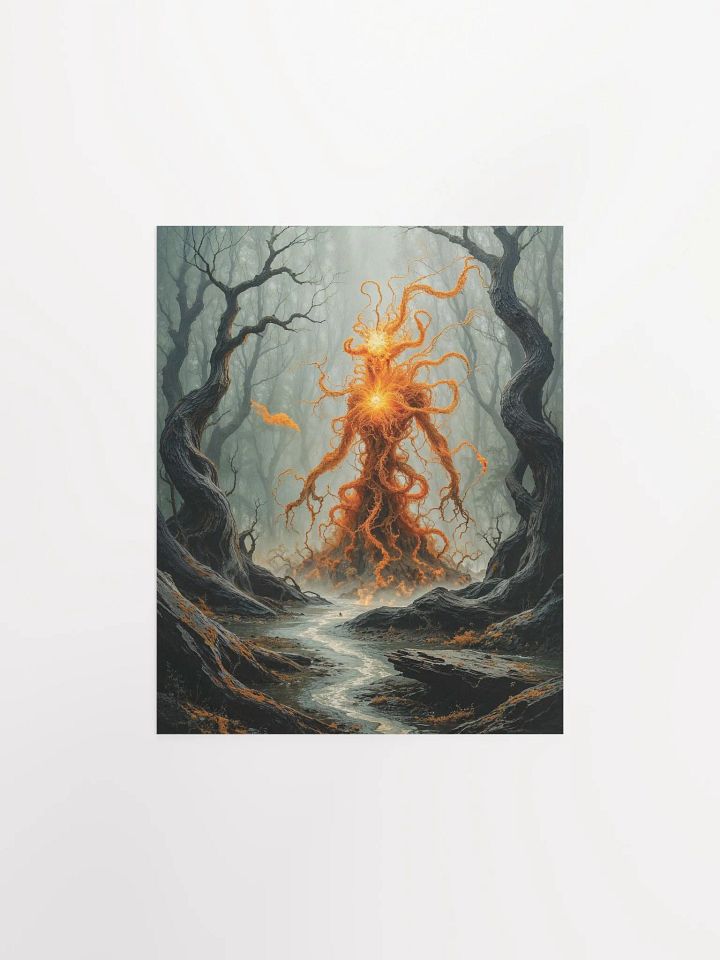 Fiery Forest Vines Poster product image (8)