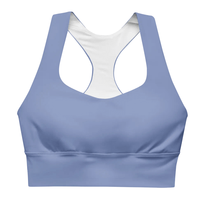 Blue Serenity Longline Sports Bra product image (1)