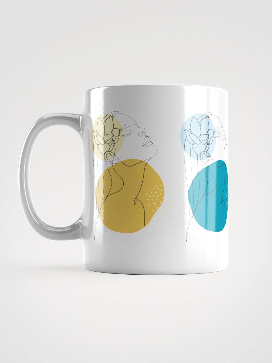 Mug Blanc Equilibre Femme Solaire - Vibrations d'Energie - Idée Cadeau Raffiné product image (6)