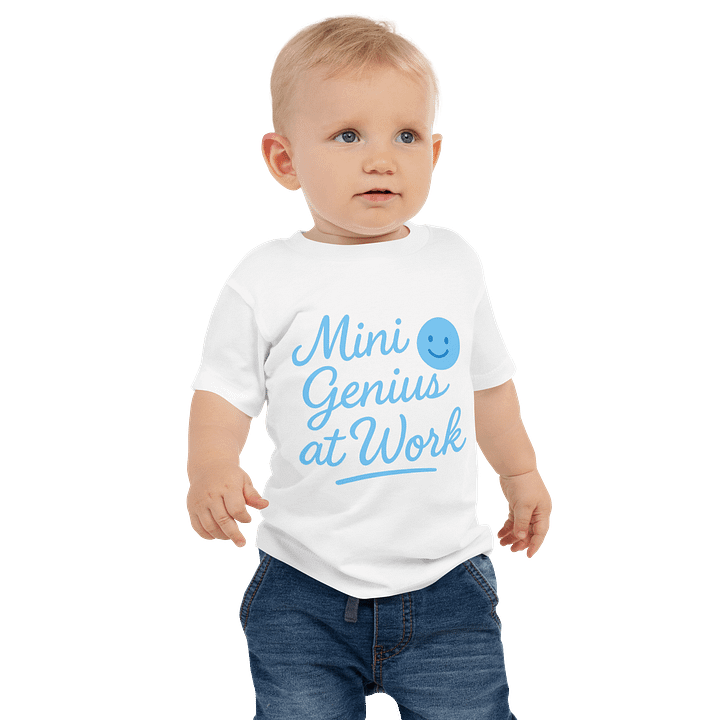 Mini Genius at Work Baby Tee product image (1)
