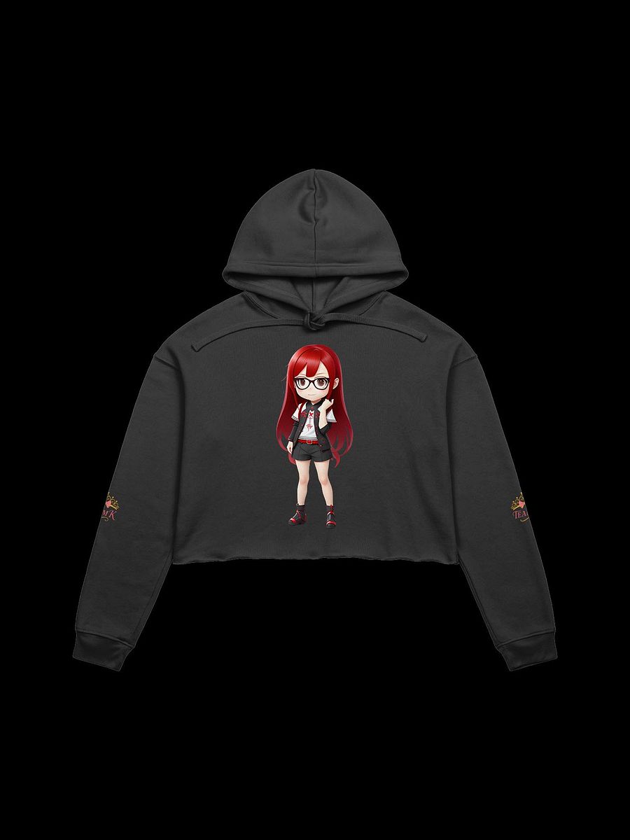 (Red CHIBI) K Crop Hoodie product image (1)