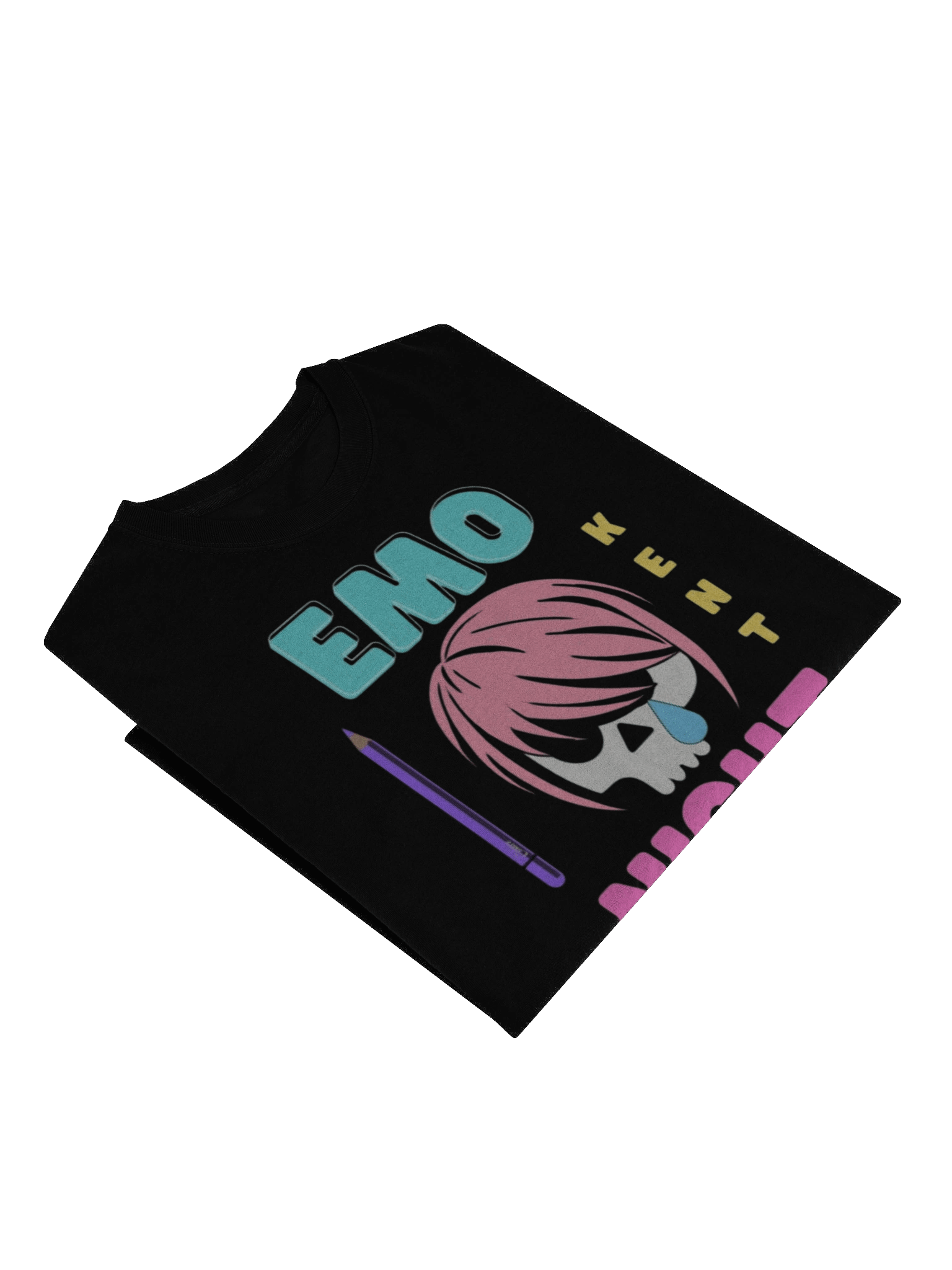 Emo Night Kent Sad Skull Long Sleeve product image (4)