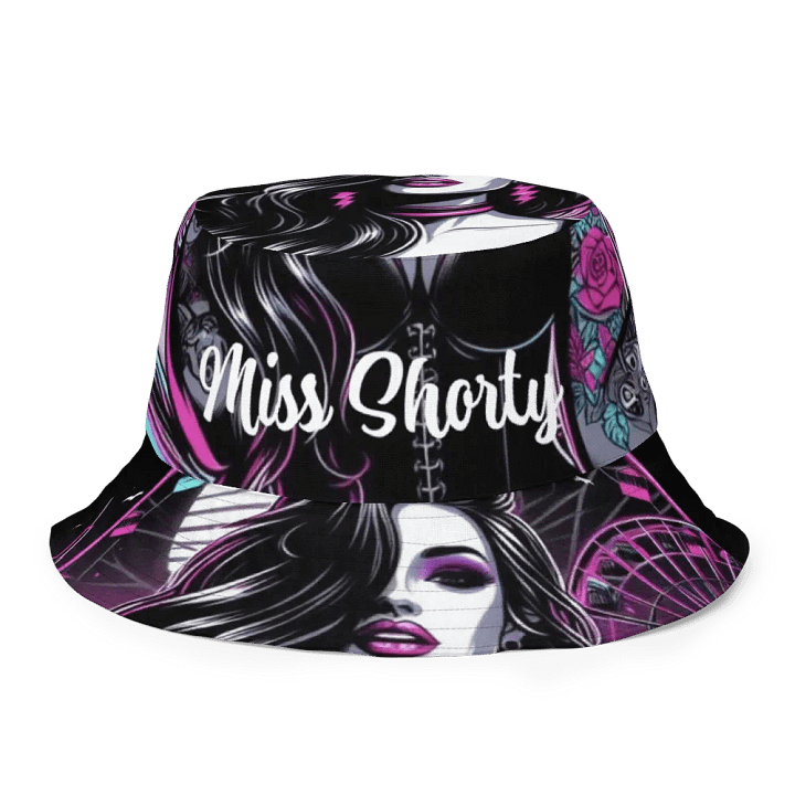 Reversible Bucket hat With Mysterious and Original Miss Shorty Logo product image (2)