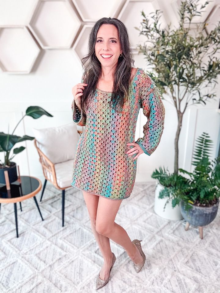 Easy Granny Stitch Crochet Dress Pattern product image (1)